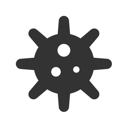 Virus Icon Vector Illustrationのイラスト素材