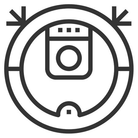 VACUUM CLEANER LINE ICONのイラスト素材