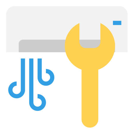 fixing  flat icon vector illustrationのイラスト素材