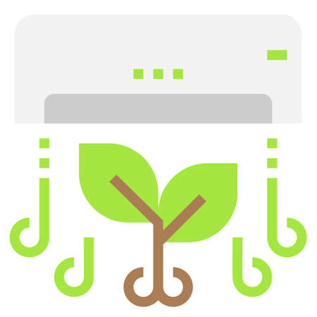 eco friendly flat icon vector illustrationのイラスト素材