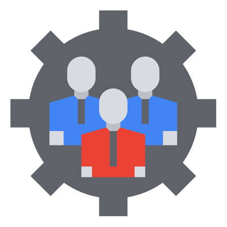 Management Icon Vector Illustration .のイラスト素材