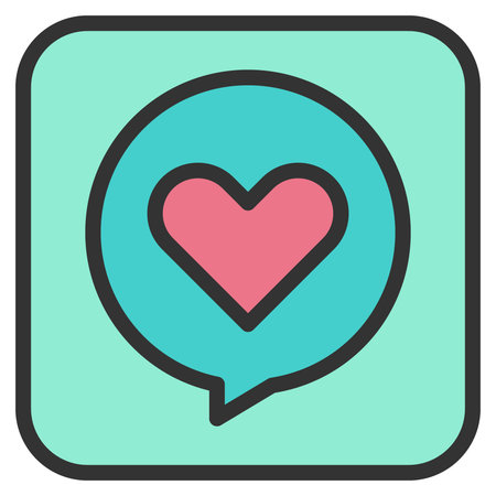 Heart Love Message Love Icon