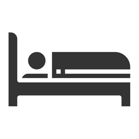 HOTEL Icon Vector Symbol  Simple Design For Using In Graphics Web Reportのイラスト素材