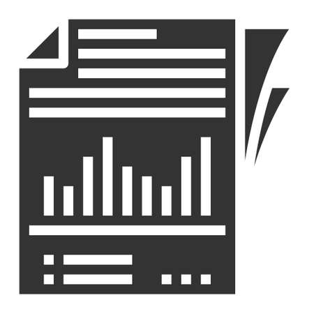 report Icon vector illustration , businessのイラスト素材