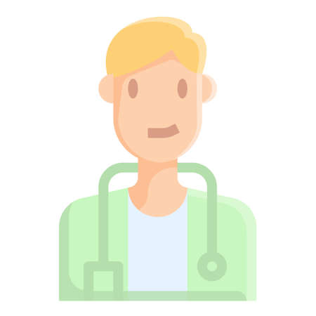 People Icon Man Doctor Vector .のイラスト素材
