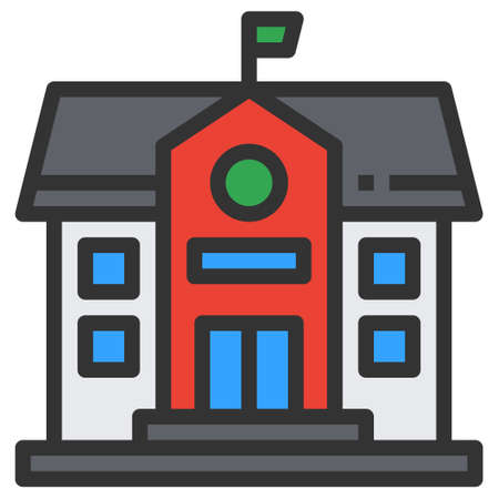 school education icon vector .のイラスト素材