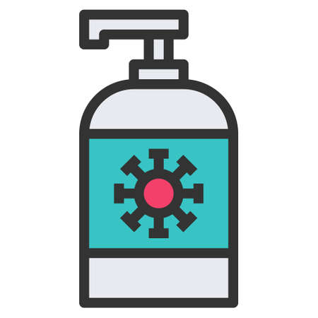 Alcohol Gel Icon vector illustration .のイラスト素材