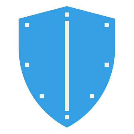 protection,data icon flat color vector illustration . business symbolのイラスト素材