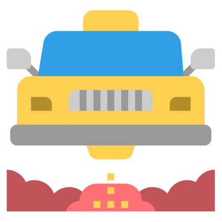 future icon flat color vector illustration . business symbolのイラスト素材