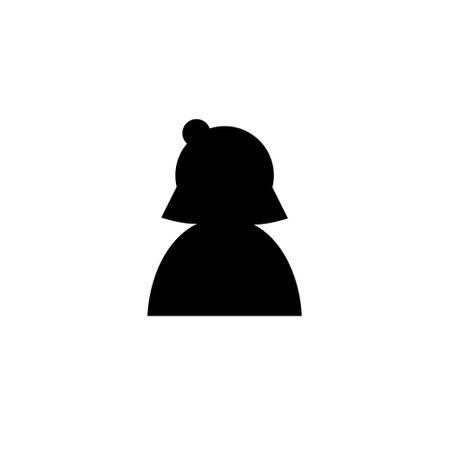 female icon vector sign symbol graphic , business peopleのイラスト素材