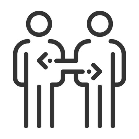 cooperation icon Design Simple Set For Using In Website Graphics Report Logo Infographics, Best Quality Outline Symbol Collection Icon Vector Illustrationのイラスト素材