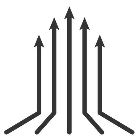 arrow icon ,diagram,graph,chart,select,arrow signのイラスト素材