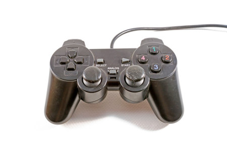 video game controller isolated on white background