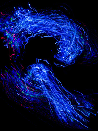 Abstract Lighting effect background