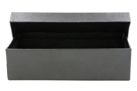 empty black box on white background