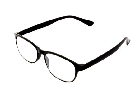 Eye glasses isolated on white background.