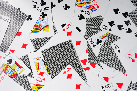 Background of Playing cards.の写真素材
