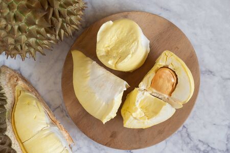 King of Fruits, Durian is a popular tropical fruit in Thailand.の写真素材