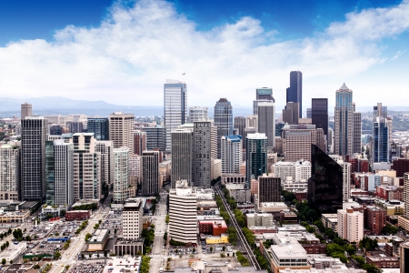 Seattle Cityscapeの写真素材