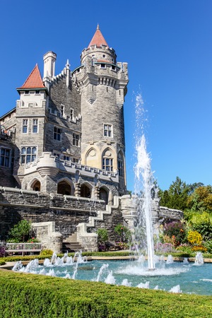 Casa Loma in Toronto, Ontario, Canada のeditorial素材