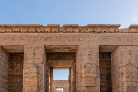 Ancient Egypt ruins in Luxor, Thebes. Africaの写真素材