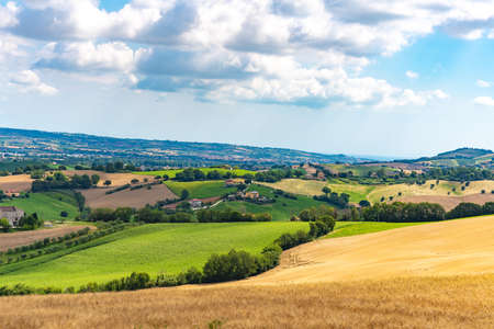 Marche Region, Italy. Rural landscapeの写真素材