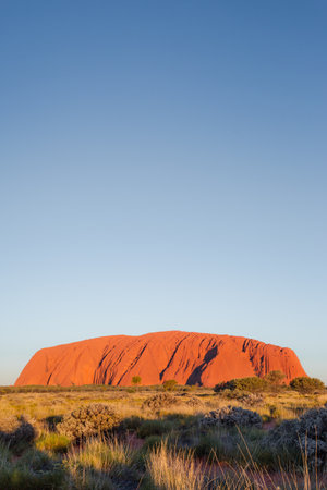 Majestic Uluru at sunset, Australiaのeditorial素材