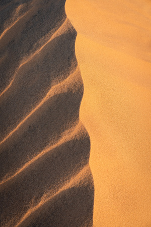 The red sand dunes in Mui ne, Vietnam is popular travel destination with long coastline.の写真素材