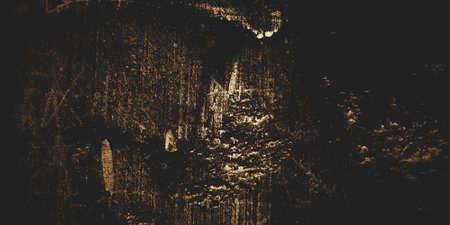 Dark maroon shabby walls. Scary cement textureの写真素材