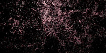 Dark maroon shabby walls. Scary cement textureの写真素材