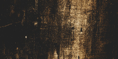 Old concrete wall background, Gold brown concrete has a fibrous for background.
