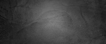 Horror Cement Texture. Grunge scary background. Wall Concrete Old blackの写真素材