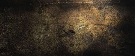 Horror Cement Texture. Grunge scary background. Wall Concrete Old blackの写真素材