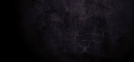 Dark Grunge and Scratched Wall Background Textureの写真素材