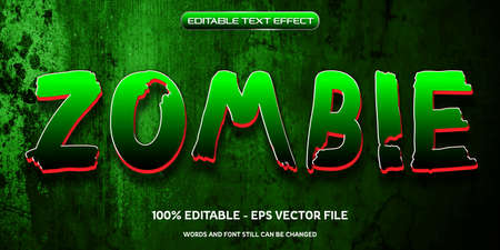 Editable text effect Vampire style with dark cracked wall backgroundのイラスト素材