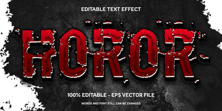 Distro editable text effect EPS Vectorのイラスト素材