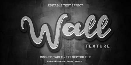 Distro editable text effect EPS Vectorのイラスト素材
