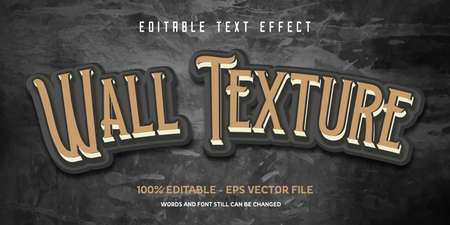 Distro editable text effect EPS Vectorのイラスト素材