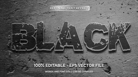 Editable text effect with natural stone backgroundのイラスト素材