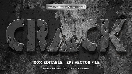Editable text effect with natural stone backgroundのイラスト素材