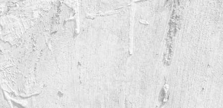 White Wall background texture with plaster, White concrete wall banner, interior design backgroundの写真素材