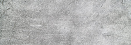 White concrete scratched, Panoramic white plaster wall surfaceの写真素材