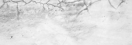 White concrete scratched, Panoramic white plaster wall surface