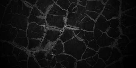 Rock abstract black wall background. dark plastered wall backgroundの写真素材