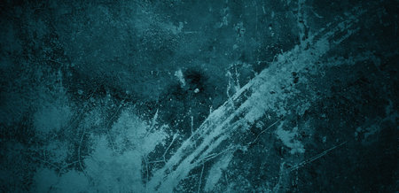 Blue wall texture. Abstract background. Dark cement texture for background. scary concreteの写真素材
