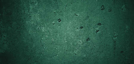 Green wall texture. Abstract background. Dark cement texture for background. scary concreteの写真素材