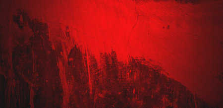 Red grunge texture. Abstract scary concrete, Horror cement for background.