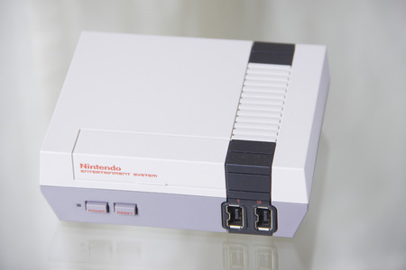 Nintendo NES Classic Edition with Reflectionのeditorial素材