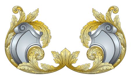 Retro frameのイラスト素材