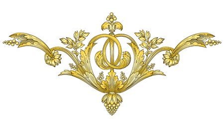 Gold Ornament のイラスト素材